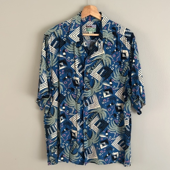 Reyn Spooner vintage 90’s Aloha Surfer Hawaiian Shirt Large - Picture 1 of 9